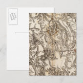 モルヴァン・アトラスの地図 ポストカード (正面/裏面)