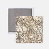 モルヴァン・アトラスの地図 マグネット (正面/裏面)