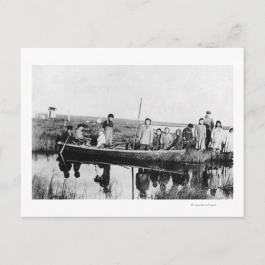 モルヴィアのミッション拠点のKuskowim ポストカード (正面)