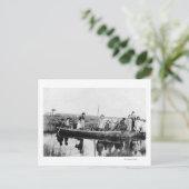 モルヴィアのミッション拠点のKuskowim ポストカード (スタンド正面)