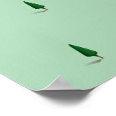 モルヴェノ湖イタリアの地図 ポスター (角)