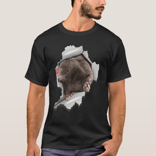 モル動物のモル日 Tシャツ (正面)