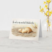 モル化学量論化学引用文科学のユーモア カード (黄色い花)