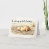 モル化学量論化学引用文科学のユーモア カード (正面)