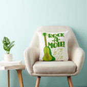 モル叙事詩のアボカド漫画のユーモアをロック クッション (椅子)