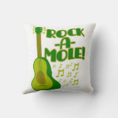 モル叙事詩のアボカド漫画のユーモアをロック クッション (裏面)