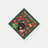 モル春ストロベリーカスタムズ スタンダードカクテルナプキン (角)