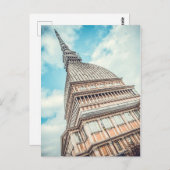 モル・アントネッリアナの街並み，トリノ，イタリア ポストカード (正面/裏面)