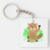 モルclipart キーホルダー (正面)