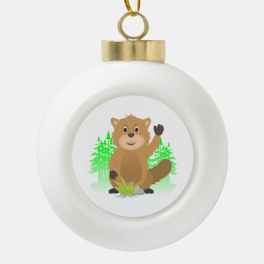 モルclipart セラミックボールオーナメント (正面)