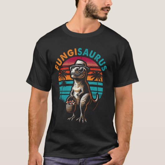 モレおもしろいス菌のキノコのピッカーのキノコのforaging tシャツ (正面)