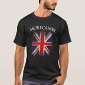 モレカムベヴィンテージレトロイギリスおもしろい国旗 Tシャツ (正面)