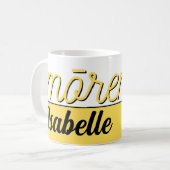 モレナキウイニュージーランドMAORIモーニンググリーティングネームコーヒー コーヒーマグカップ (正面左)