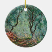 モレノガーデンズのオリーブの木(by Monet) セラミックオーナメント (裏面)