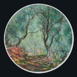 モレノガーデンズのオリーブの木(by Monet) セラミックノブ<br><div class="desc">このデザインは、印象派の画家クロード・モネ(1840-1926)の作品を特集している。オリーブの木々の美しい林が見える。モレノ公園は19世紀の観光客の名所人気があるで、イタリア北西部のボルディゲーラに位置していた生き延びが、現在のオリジナル庭園の一部に過ぎず、画家が作品を多く制作したことで「モネ公園」と呼ばれている。オリジナル絵画は1884年に完成。</div>