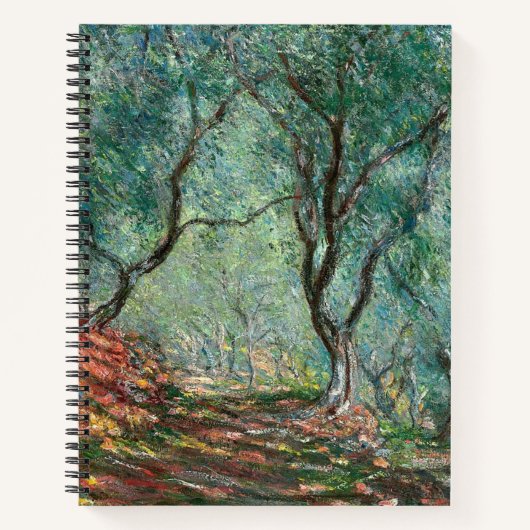 モレノガーデンズのオリーブの木(by Monet) ノートブック (正面)