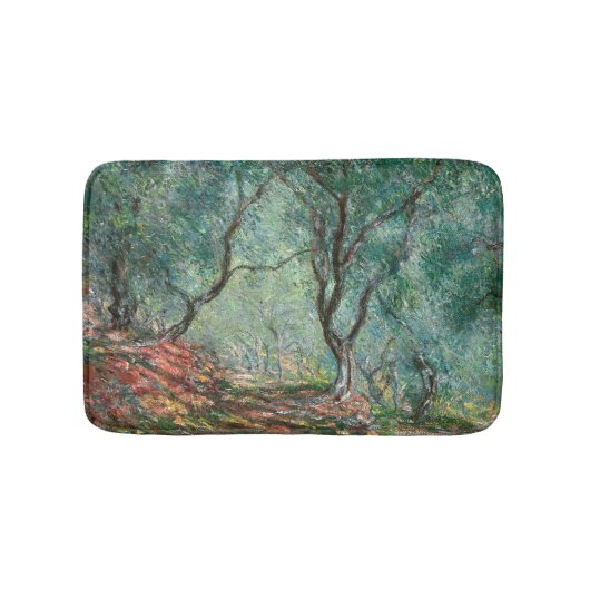 モレノガーデンズのオリーブの木(by Monet) バスマット (正面)