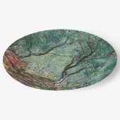 モレノガーデンズのオリーブの木(by Monet) ペーパープレート (アングル)