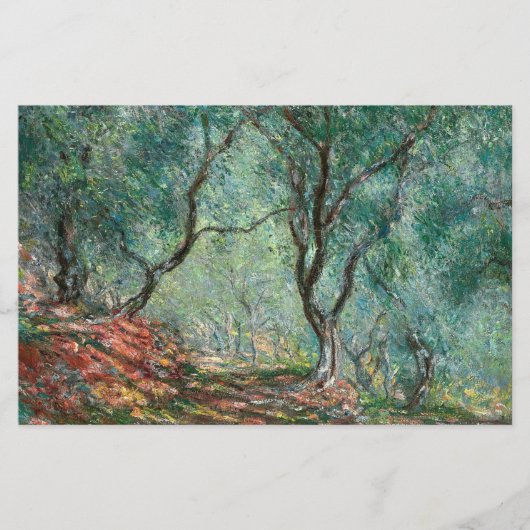 モレノガーデンズのオリーブの木(by Monet) 便箋 (正面)