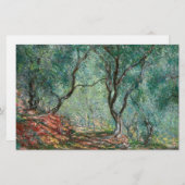 モレノガーデンズのオリーブの木(by Monet) 便箋 (正面/裏面)