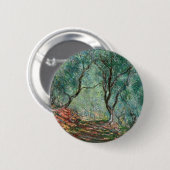 モレノガーデンズのオリーブの木(by Monet) 缶バッジ (正面&裏面)