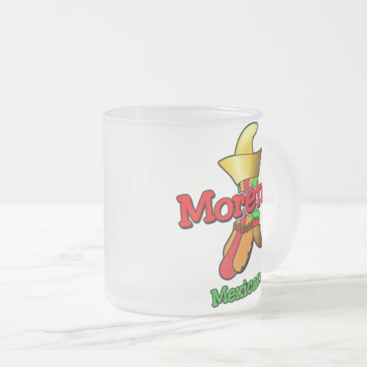 モレノメキシカングリル フロストグラスマグカップ (正面右)