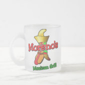 モレノメキシカングリル フロストグラスマグカップ (左)