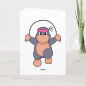 モレフィットネスロープ カード (裏面)