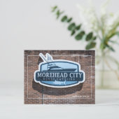 モレヘッドシティNC – コースタルノースカロライナ土産 ポストカード (スタンド正面)