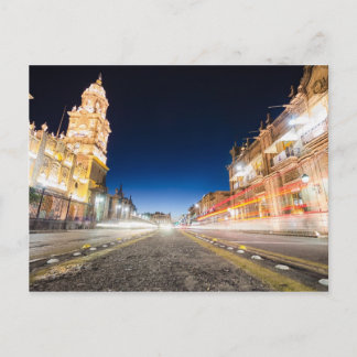 モレリアMichoacan夜 ポストカード