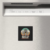 モレルキノコ狩りM.i.l.f.キノコ好き マグネット (インサイチュ (食洗機))