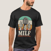 モレルキノコ狩りM.I.L.F.キノコ欲しい Tシャツ (正面)