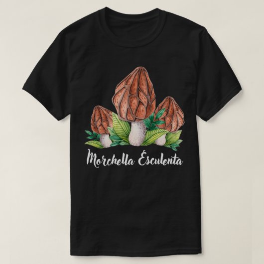モレルキノコ2 Tシャツ (デザイン正面)