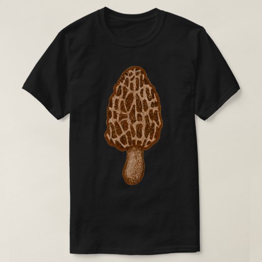 モレルキノコ3 Tシャツ (デザイン正面)