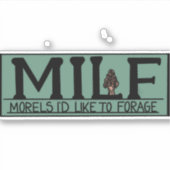 モレルキノコ シール (正面)