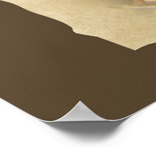 モレルキノコ ポスター (角)