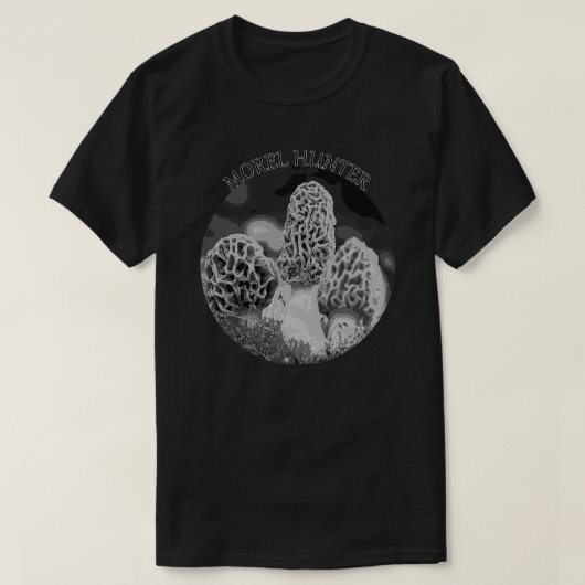 モレルキノコ Tシャツ (デザイン正面)