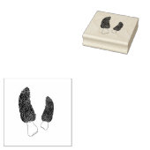 モレルマッシュルームスケッチ ラバースタンプ (押印)