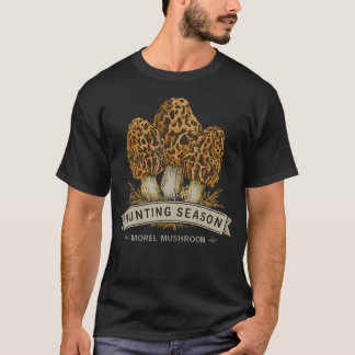 モレルマッシュルーム狩猟シーズンの採取 Tシャツ
