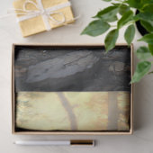 モレル真菌キノコイラストレーションデクページ 薄葉紙 (ギフト)