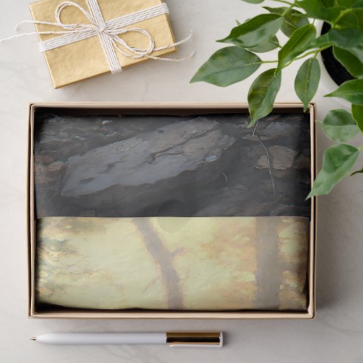 モレル真菌キノコイラストレーションデクページ 薄葉紙 (ギフト)