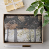 モレル素朴マッシュルームイラストレーションデコパージュ 薄葉紙 (ギフト)