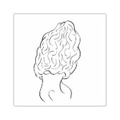 モレル・マッシュルーム・ハンター・ウッド・アート・スタンプ ラバースタンプ (インプリント)