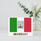 モレロス非公式の国旗 ポストカード (スタンド正面)