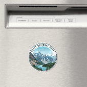 モレーヌレイクアットバンフ国立公園カナダ旅行 マグネット (インサイチュ (食洗機))