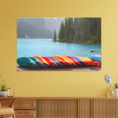 モレーヌレイクカヌー キャンバスプリント (インサイチュ (リビング))