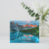 モレーヌレイクバンフ国立公園アルバータカナダ ポストカード (スタンド正面)