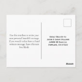 モレーヌレイクバンフ国立公園アルバータカナダ ポストカード (裏面)