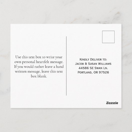 モレーヌレイクバンフ国立公園アルバータカナダ ポストカード (裏面)