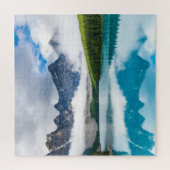 モレーヌレイクバンフ国立公園カナダ旅行 ジグソーパズル (縦)